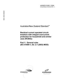 AS/NZS 61009.1-2004