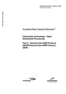 AS/NZS ISO/IEC 19500.2-2007