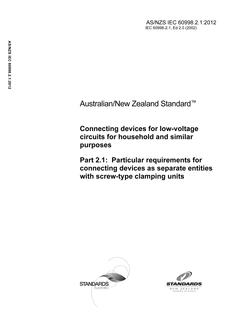 AS/NZS IEC 60998.2.1-2012