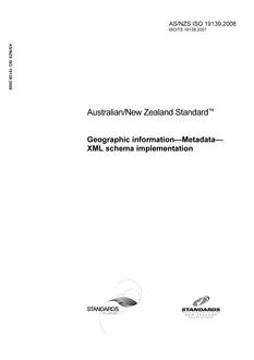 AS/NZS ISO 19139-2008