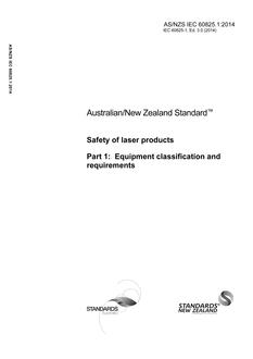 AS/NZS IEC 60825.1:2014