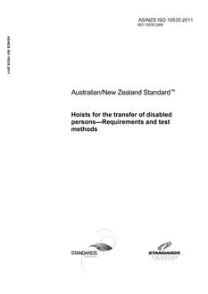 AS/NZS ISO 10535-2011