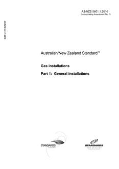 AS/NZS 5601.1-2010