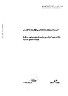 AS/NZS ISO/IEC 12207-1997