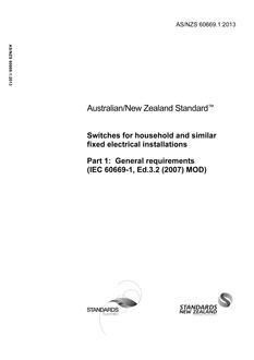 AS/NZS 60669.1-2013