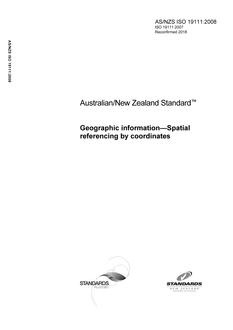 AS/NZS ISO 19111-2008