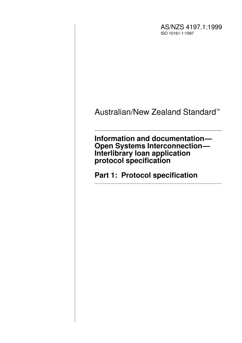 AS/NZS 4197.1-1999