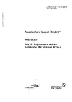 AS/NZS ISO 7176.28-2013