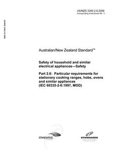 AS/NZS 3350.2.6-2006