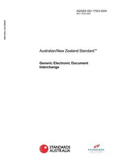 AS/NZS ISO 17933-2004