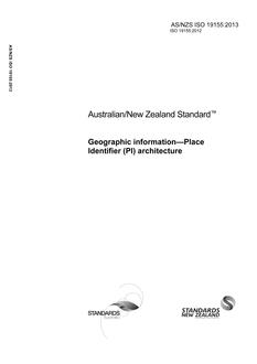 AS/NZS ISO 19155-2013