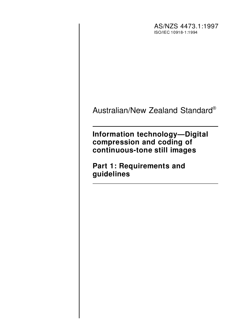 AS/NZS 4473.1-1997