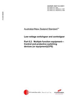 AS/NZS 3947.6.2-2001