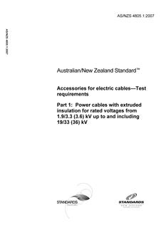 AS/NZS 4805.1-2007