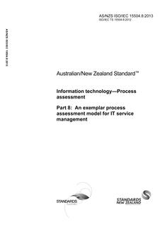 AS/NZS ISO/IEC 15504.8-2013