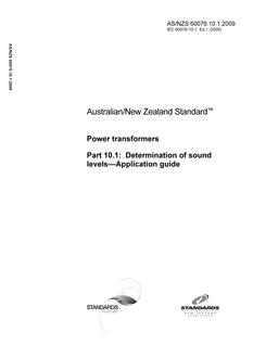 AS/NZS 60076.10.1-2009