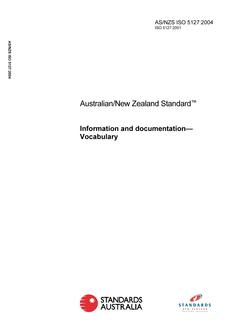 AS/NZS ISO 5127-2004