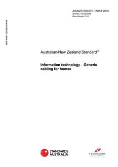 AS/NZS ISO/IEC 15018:2005