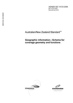 AS/NZS ISO 19123:2006