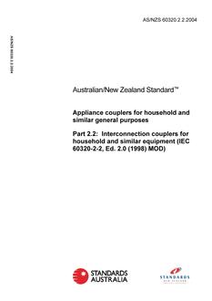 AS/NZS 60320.2.2:2004