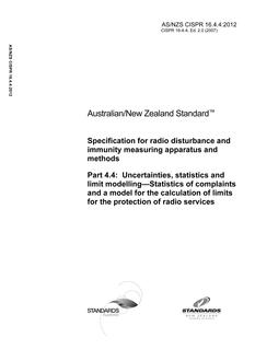 AS/NZS CISPR 16.4.4:2012