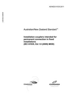 AS/NZS 61535:2011