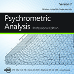 Psychrometric Analysis Multi-User License Upgrade for use w/ the CD, version 7 (61-80 users)