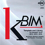 kBIM Template and Library for Autodesk Revit 2014-2015-2016