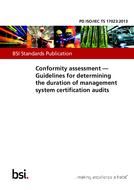 BS PD ISO/IEC TS 17023:2013