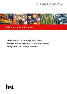 BS PD ISO/IEC TS 33060:2020