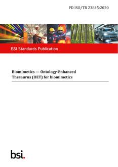 BS PD ISO/TR 23845:2020