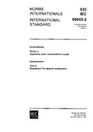 IEC 60645-2 Ed. 1.0 b:1993