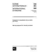 IEC 60860 Ed. 1.0 b:1987