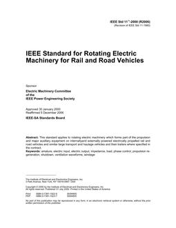 IEEE Electric Machinery Standards Collection: VuSpec(TM)