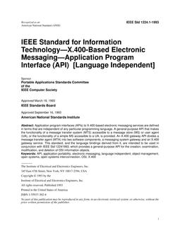 IEEE 1224.1-1993